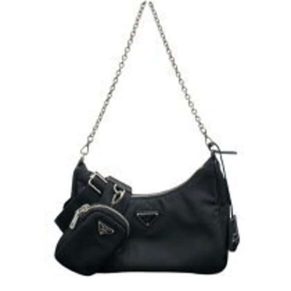Prada Handbags - Prada Bag Black Leather Shoulder